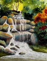 VanDusen Waterfall